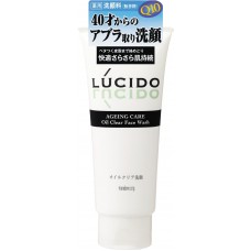 Мужская пенка для умывания для жирной кожи Mandom Lucido Q10 Oil Clear Facial Wash
